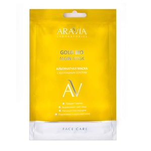 Aravia professional Альгинатная маска с коллоидным золотом Gold Bio Algin Mask, 30 гр (Aravia professional, Уход за лицом)