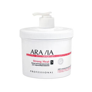 Aravia professional Маска антицеллюлитная для термо обертывания, с выраженным термоэффектом, 550 мл (Aravia professional, Уход за телом)
