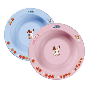 Avent Глубокая тарелка 230 мл, 6 м+, голубая или розовая (Avent, Детская посуда)