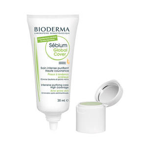 Bioderma Себиум Глобаль Cover Крем Оздоравливающий, маскирующий уход 30 мл + 2 г (Bioderma, Sebium (Bioderma, Sebium)