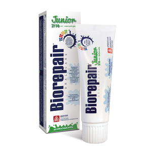 Biorepair Junior Mint Детская зубная паста с витамином Е и ароматом сладкой мяты 75 мл (Biorepair, Детская гамма)