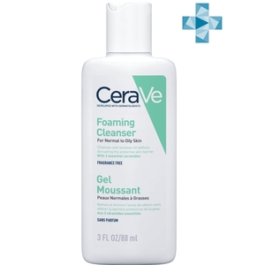 CeraVe Очищающий гель для нормальной и жирной кожи лица и тела 88мл (CeraVe, Очищение кожи)