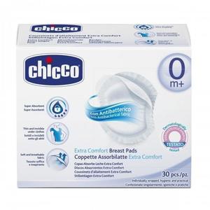 Chicco Прокладки для груди антибактериальные, 30шт (Chicco, Для груди)