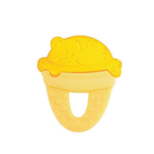 Chicco Прорезыватель-игрушка Fresh Relax "Мороженое" желтое, 4 мес.+ (Chicco, Прорезыватели)
