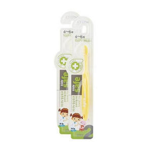 Cj Lion Детская зубная щетка "Kids safe toothbrush", шаг 2, 4-6 лет, 1 шт (Cj Lion, Уход за зубами Cj Lion)
