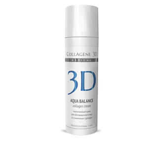 Collagene 3D Крем для лица с гиалуроновой килотой, восстановление тургора и эластичности кожи 150 мл (Collagene 3D, Aqua Balance)