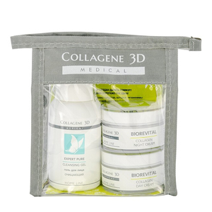 Collagene 3D Набор Travel Kit Biorevital Mini (крем 15 мл + крем 15 мл + гель 50 мл) (Collagene 3D, Подарочные наборы)