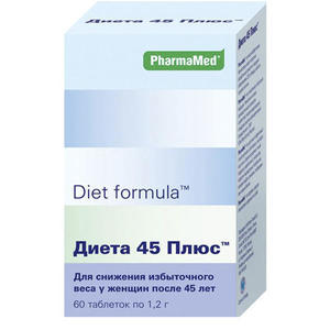 Diet formula "Диета 45 плюс" таблетки №60 (Diet formula, Контроль аппетита)