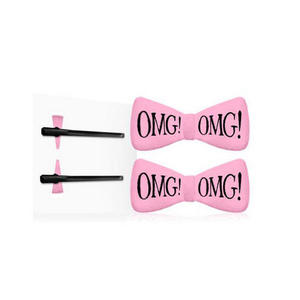Double Dare OMG Заколки для фиксации волос во время косметических процедур, нежно-розовые 2 шт (Double Dare OMG, OMG!)