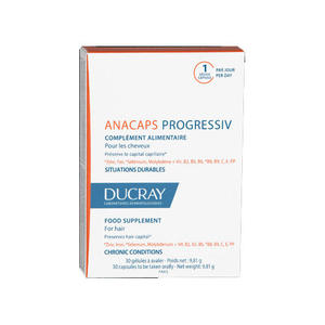 Ducray Анакапс Progressiv Биологически активная добавка к пище для волос и кожи головы, № 30 (Ducray, Биодобавка к пище)