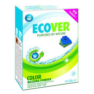 Ecover Экологический стиральный порошок-концентрат для цветного белья 1200 гр (Ecover, Cредства для стирки)