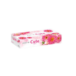 Elleair Салфетки бумажные в коробке Cute, 160 шт (Elleair, Cute)