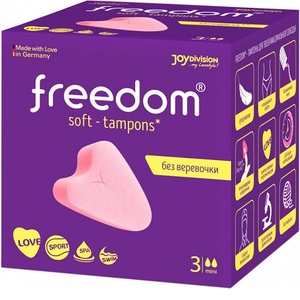 Freedom Тампоны женские гигиенические мини 3шт (Freedom, Тампоны)