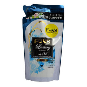 Funs Кондиционер для белья концентрированный с ароматом платиновой розы запасной блок 520 мл (Funs, Для стирки)