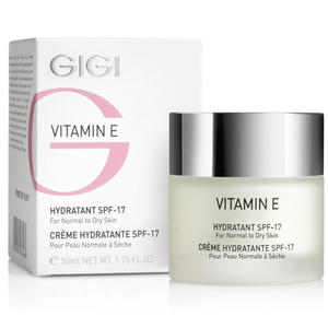 GIGI Увлажняющий крем для нормальной и сухой кожи SPF 17 «Витамин Е» 50 мл (GIGI, Vitamin E)