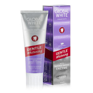Global white Отбеливающая зубная паста для чувствительных зубов 100 мл (Global white, Зубные пасты)