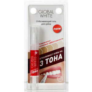 Global white Отбеливающий гель для зубов классический 5 мл (Global white, Отбеливающие системы)