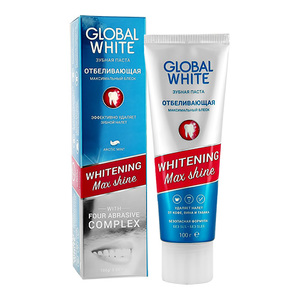 Global white Зубная паста отбеливающая  100 мл (Global white, Зубные пасты)