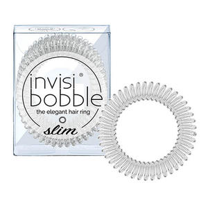 Invisibobble Резинка-браслет для волос Crystal Clear прозрачный (Invisibobble, Slim)