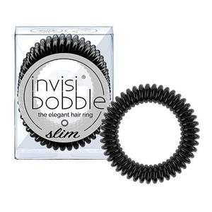 Invisibobble Резинка-браслет для волос True Black черный (Invisibobble, Slim)