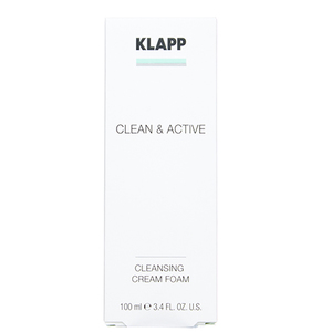Klapp Очищающая крем-пенка Clean & active Cleansing Cream Foam, 100 мл (Klapp, Clean & active)