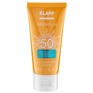 Klapp Солнцезащитный крем для лица с тональным эффектом 50 мл (Klapp, Immun Sun)