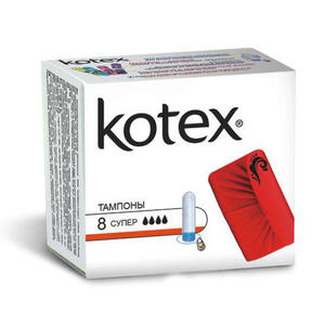 Kotex Тампоны супер №8 (Kotex, Тампоны)