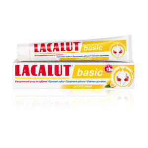 Lacalut Зубная паста Бейсик цитрус (Lacalut, Зубные пасты)