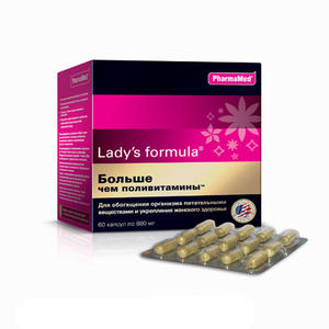 Lady's Formula "Больше чем поливитамины" капсулы 880 мг №60 (Lady's Formula, Общеукрепляющие биокомплексы)
