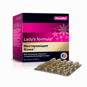 Lady's Formula "Нестареющая кожа" капсулы №60 (Lady's Formula, Улучшение состояния кожи, волос и ногтей)