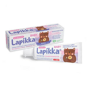 Lapikka Зубная паста Lapikka Baby Бережный уход с кальцием и календулой 45 гр (Lapikka)