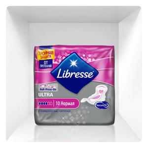 Libresse Прокладки Ultra Normal c поверхностью  сеточкой    10 штук (Libresse, Ultra)
