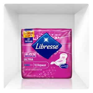 Libresse Прокладки Ultra Normal с мягкой поверхностью 10 штук (Libresse, Ultra)