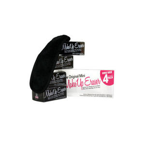 MakeUp Eraser Мини-салфетки для снятия макияжа, черные,  4 шт (MakeUp Eraser, Mini)