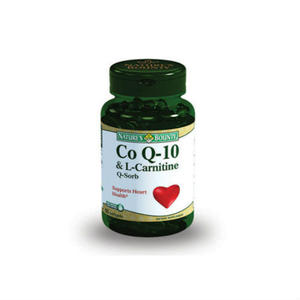 Nature`s Bounty Коэнзим Q-10 и L-карнитин 60 капсул (Nature`s Bounty, Витамины)