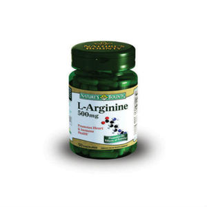 Nature`s Bounty L-аргинин 500 мг 50 капсул (Nature`s Bounty, Витамины)