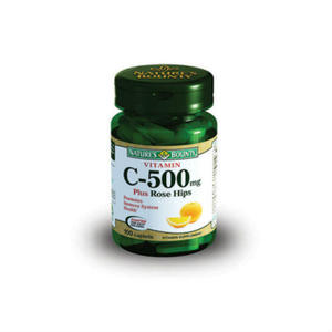 Nature`s Bounty Витамин С 500 мг и Шиповник 100 таблеток (Nature`s Bounty, Витамины)