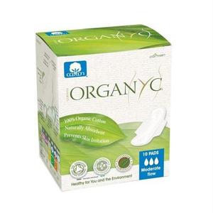 Organyc Прокладки с крылышками Супер, для рожениц, 10шт (Organyc, female hygiene)
