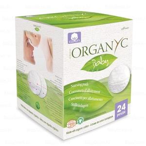 Organyc Впитывающие вкладыши для груди, 24 шт (Organyc, female hygiene)