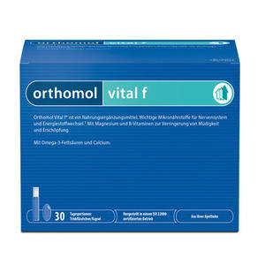 Orthomol Vital F питьевые бутылочки и капсулы 30 дней (Orthomol, Для женщин)