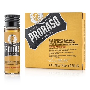 Proraso Горячее масло для бороды Wood and Spice 17 мл x 4 (Proraso, Для ухода)