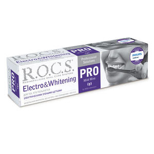 R.O.C.S Зубная паста Electro & Whitening Mild Mint" R.O.C.S. PRO,135 гр (R.O.C.S, R.O.C.S. PRO)