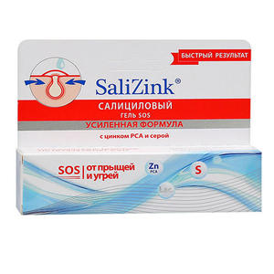 Salizink Гель-SOS локального действия для проблемной кожи, 15 мл (Salizink, Уход)