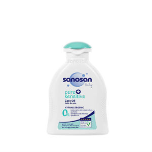 Sanosan Детское масло для ухода за чувствительной кожей Pure+Sensitive, 200 мл (Sanosan, Pure+sensitive)