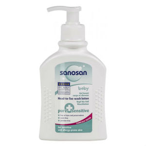 Sanosan Детское средство для купания 2в1 Pure+Sensitive, 200 мл (Sanosan, Pure+sensitive)