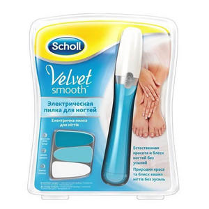 Scholl Пилка электрическая для ногтей (Scholl, Velvet Smooth)