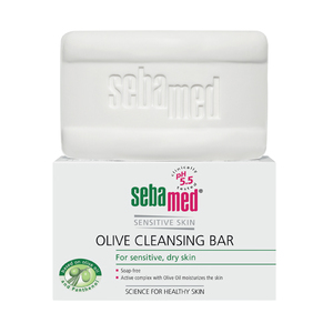 Sebamed Мыло для лица оливковое Sensitive Skin olive cleansing bar 150 гр. (Sebamed, Sensitive Skin)