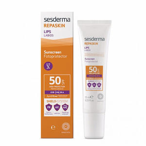 Sesderma Средство для губ солнцезащитное SPF 50 Repaskin, 15 мл (Sesderma, Repaskin)