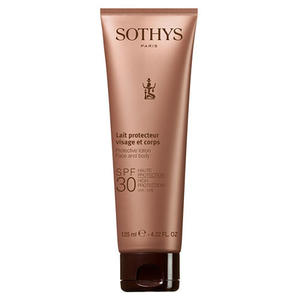 Sothys Эмульсия SPF30 для чувствительной кожи лица и тела, 125 мл (Sothys, Sun Care)