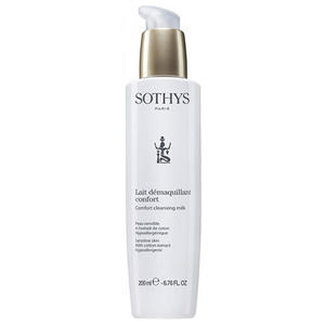 Sothys Очищающее молочко для чувствительной кожи с экстрактом хлопка и термальной водой (Sothys, Cleansing)